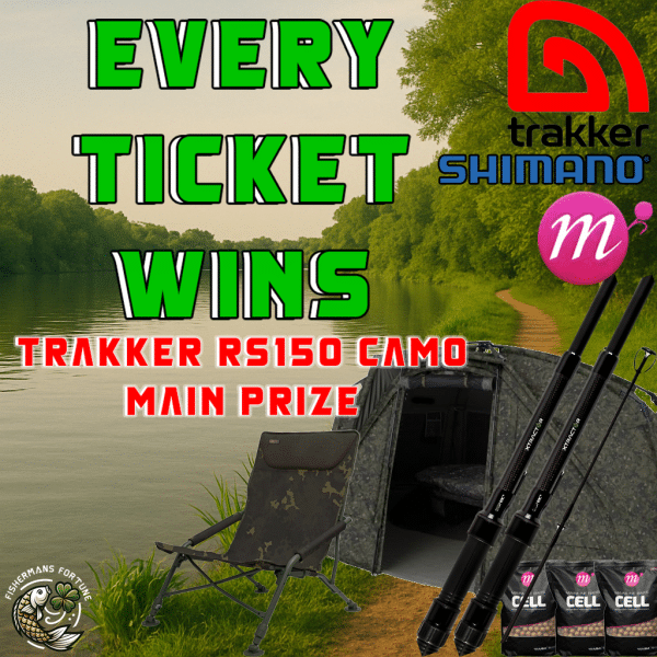 Guaranteed prize with every ticket in carp fishing competition